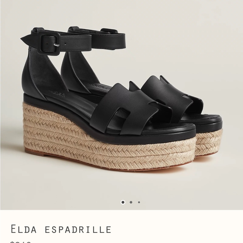 HERMES Elda espadrilles - NEW